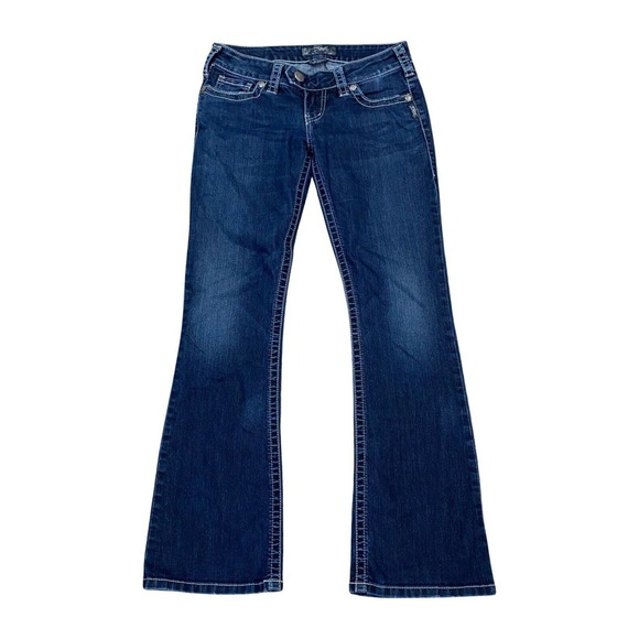 Silver Tuesday Jeans Women's 27x31 Blue Medium Wash Tuesday Boot Cut Jeans - Picture 1 of 9